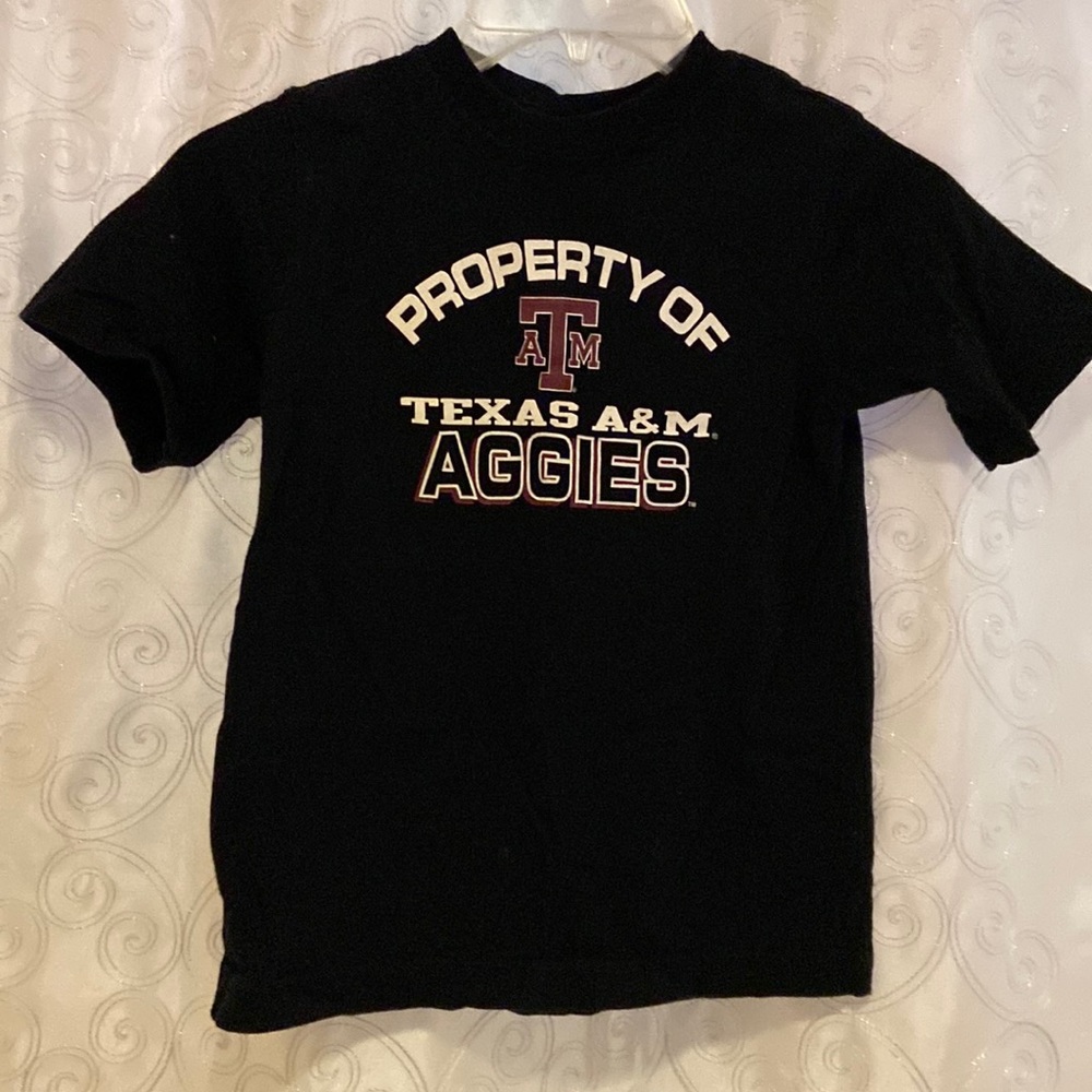 NCAA Property of Texas A&M Aggies T-Short Size Youth XS (4/5) 🔥